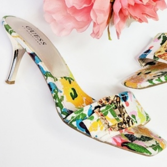 Guess Shoes - GUESS Floral Mules NEW!